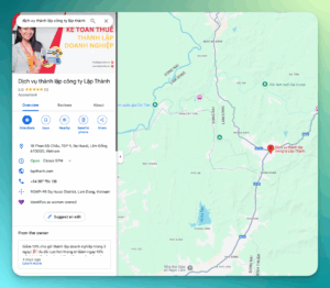 google maps dich vu thanh lap cong ty lap thanh