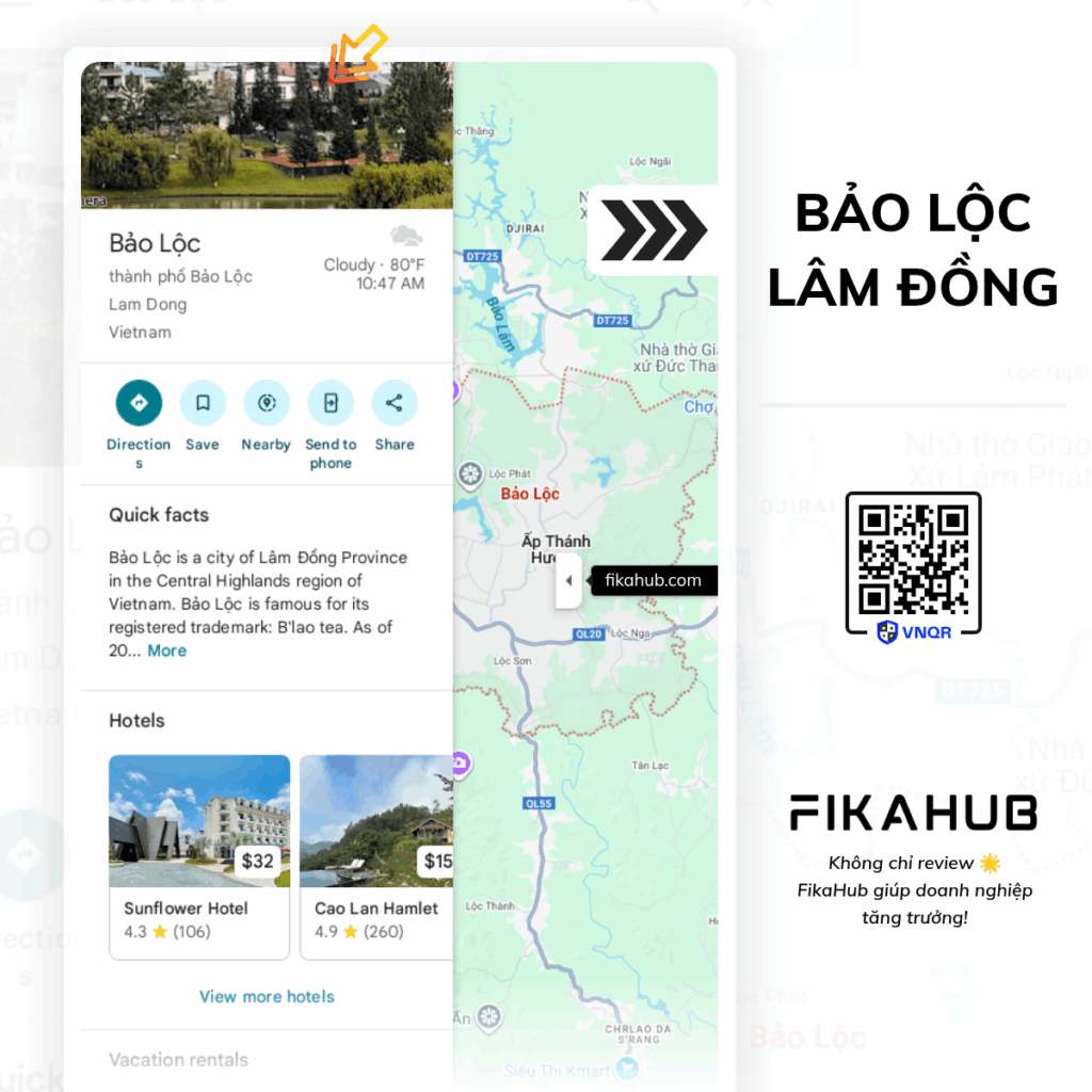 dich vu google maps tai bao loc