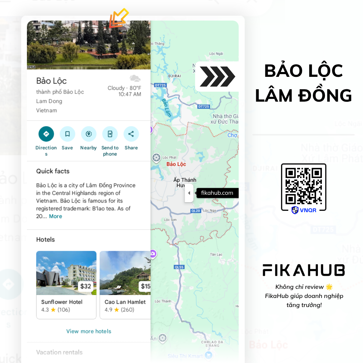 dich vu google maps tai bao loc