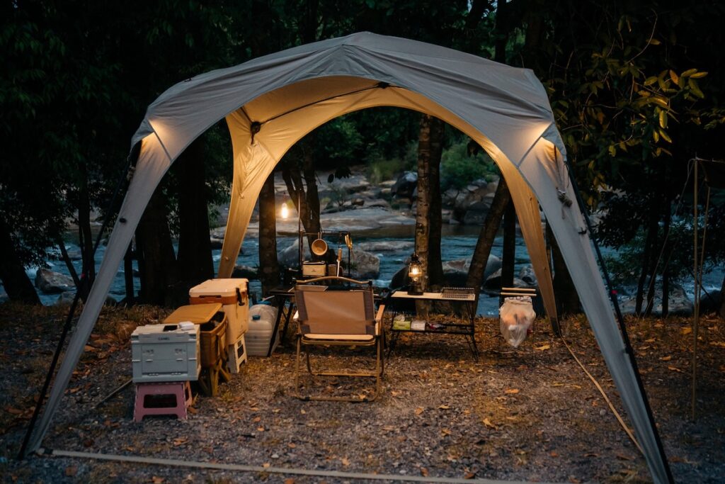 thanh van camping site mot ngay cuoi tuan