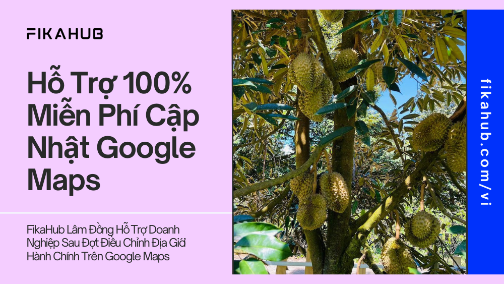 fikahub lam dong ho tro cap nhat dia gioi hanh chinh google maps